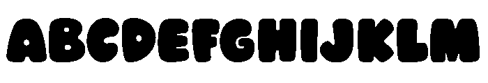Super Whales Regular Font UPPERCASE