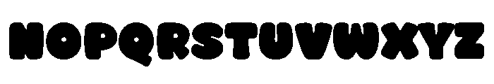 Super Whales Regular Font UPPERCASE