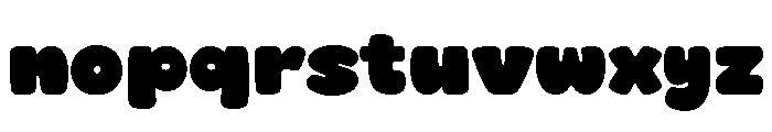 Super Whales Regular Font LOWERCASE
