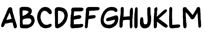 SuperGossip-Bold Font LOWERCASE