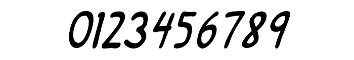 SuperGossip-Italic Font OTHER CHARS