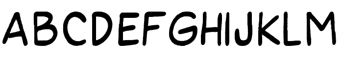 SuperGossip Font LOWERCASE