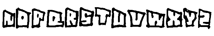 SuperSlant Font LOWERCASE