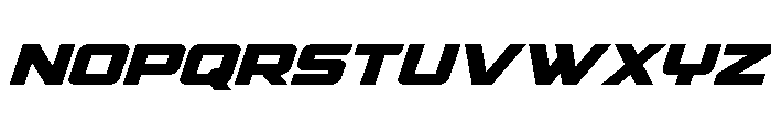 Supercharge Expanded Font LOWERCASE