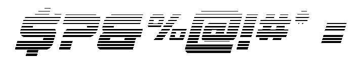 Supercharge Gradient Font OTHER CHARS