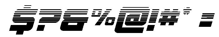 Supercharge Halftone Font OTHER CHARS
