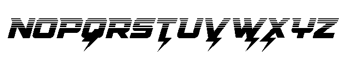 Supercharge Halftone Font UPPERCASE