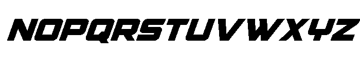 Supercharge Italic Font LOWERCASE