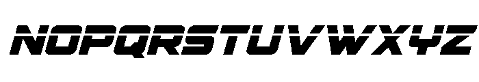 Supercharge Laser Font LOWERCASE