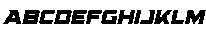 Supercharge Semi-Straight FONT