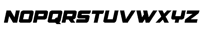 Supercharge Semi-Straight Font LOWERCASE