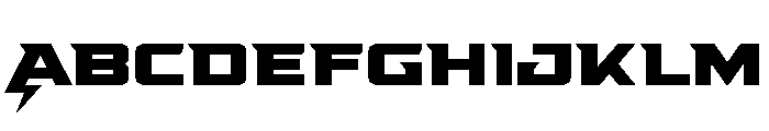 Supercharge Straight Expanded Font UPPERCASE