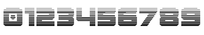 Supercharge Straight Gradient Font OTHER CHARS