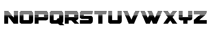 Supercharge Straight Halftone Font LOWERCASE