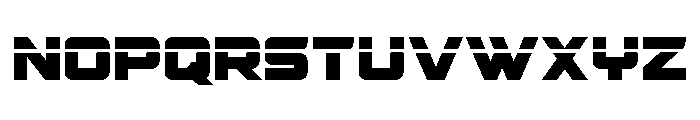 Supercharge Straight Laser Font LOWERCASE