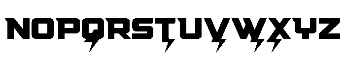 Supercharge Straight Font UPPERCASE