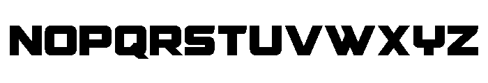 Supercharge Straight Font LOWERCASE