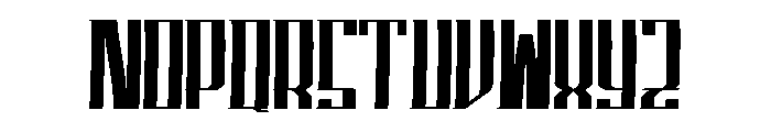 Superfucked Font UPPERCASE