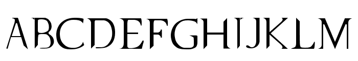 Supernatural Knight Font UPPERCASE
