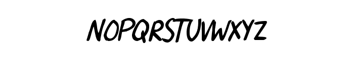 SupersonikLove-Regular Font UPPERCASE
