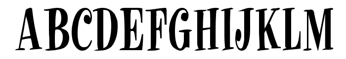 Supposedly Font UPPERCASE