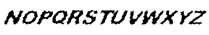 Surf Punx Italic Font UPPERCASE