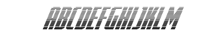 SurfQuest Gradient Italic Font LOWERCASE