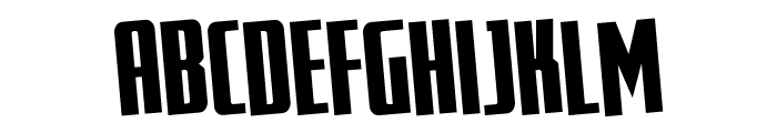 SurfQuest Rotated Font UPPERCASE