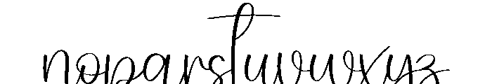 Surfingboard Font LOWERCASE