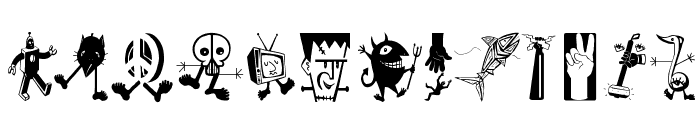 Surrealbats Font UPPERCASE