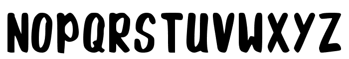 Sushibrush Regular Font UPPERCASE