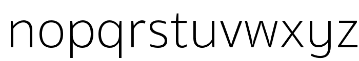 SukhumvitSet-Thin Font LOWERCASE
