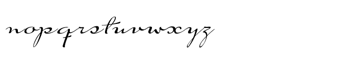 Suave Script Regular Font LOWERCASE