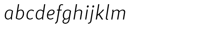 Submariner Light Italic Font LOWERCASE