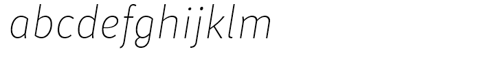 Submariner Thin Italic Font LOWERCASE