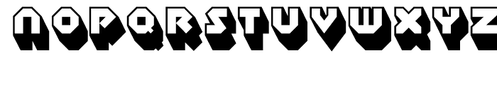 Sudbury Basin 3D Font LOWERCASE