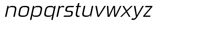 Sui Generis Condensed Light Italic Font LOWERCASE
