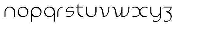 Sultania Light Font LOWERCASE