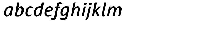 Sun SemiBold Italic Font LOWERCASE