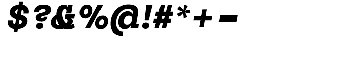 Suomi Slab Serif Bold Italic Font OTHER CHARS