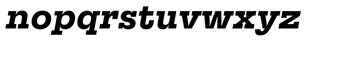 Suomi Slab Serif Bold Italic Font LOWERCASE