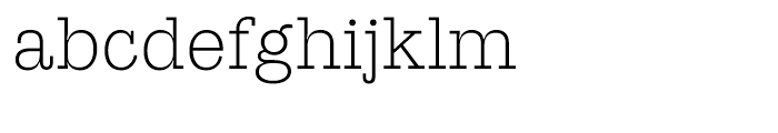 Suomi Slab Serif Light Font LOWERCASE