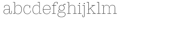 Suomi Slab Serif Thin Font LOWERCASE