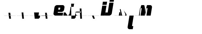 Supermolot Black Italic Font LOWERCASE
