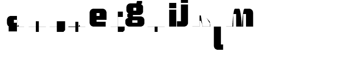 Supermolot Black Font LOWERCASE