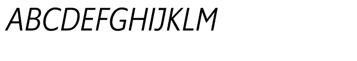 Supra Condensed Light Italic Font UPPERCASE