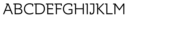Supra Demiserif Light Font UPPERCASE