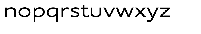 Supra Extended Normal Font LOWERCASE