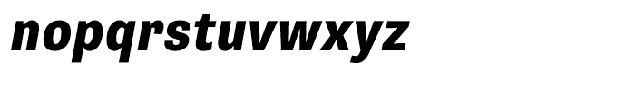 Supria Sans Condensed Heavy Oblique Font LOWERCASE