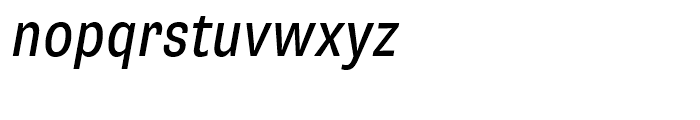 Supria Sans Condensed Regular Oblique Font LOWERCASE